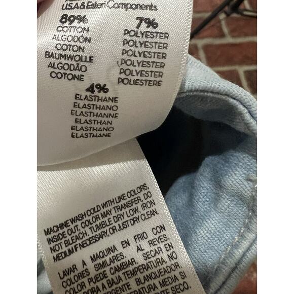 Mother Looker Ankle Fray Jeans Sweet Talk Me Light Wash Size 26 - Picture 12 of 12